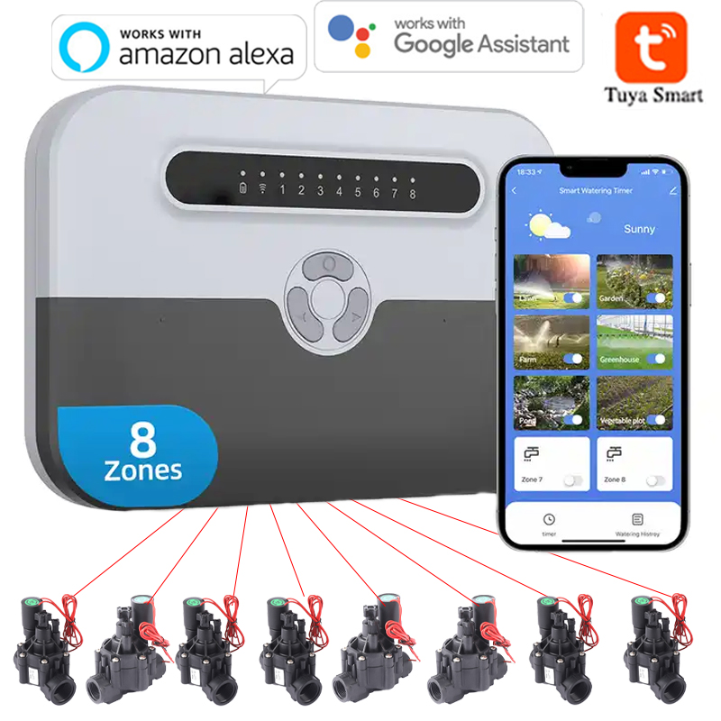 Smart Garden At Home - 8 Station WiFi Indoor Smart Sprinkler