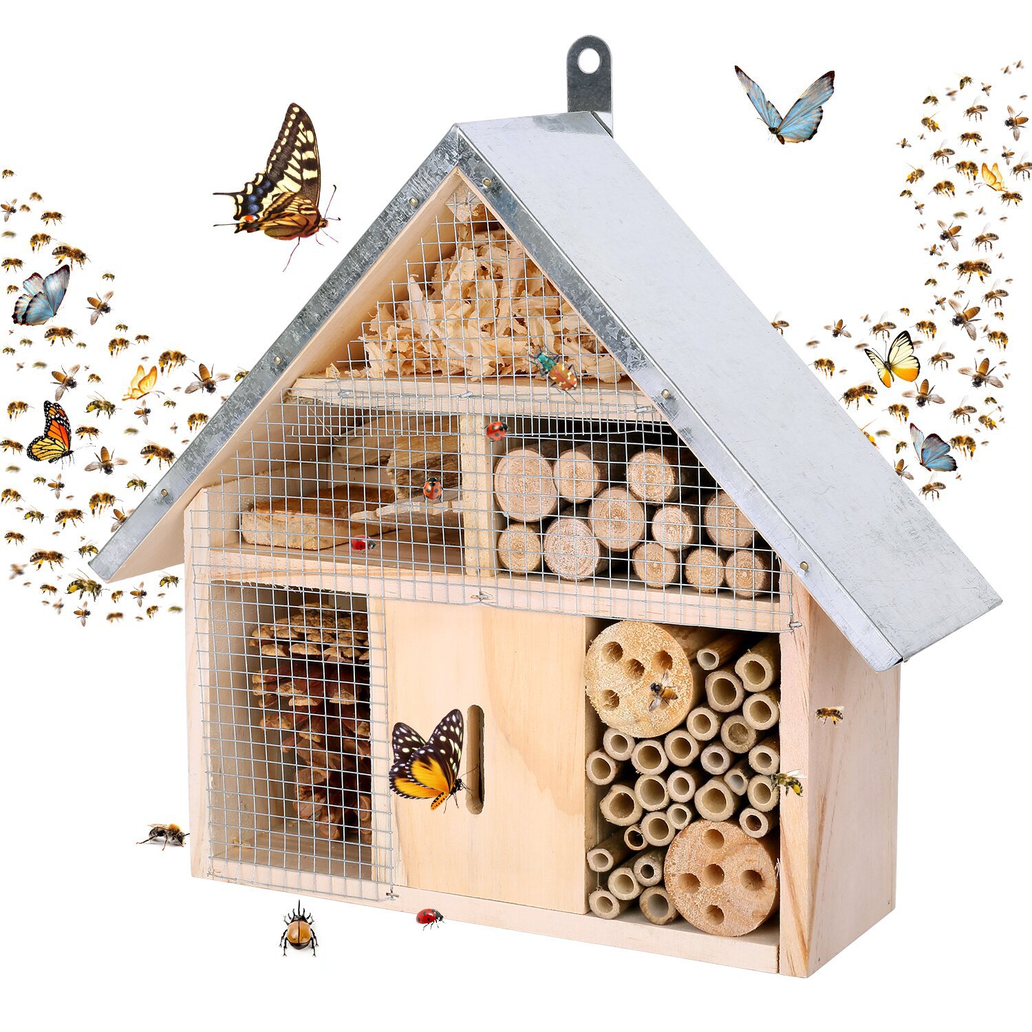 Garden Wooden Insect House Bee - Insect Hotel Wood ulasan dan harga