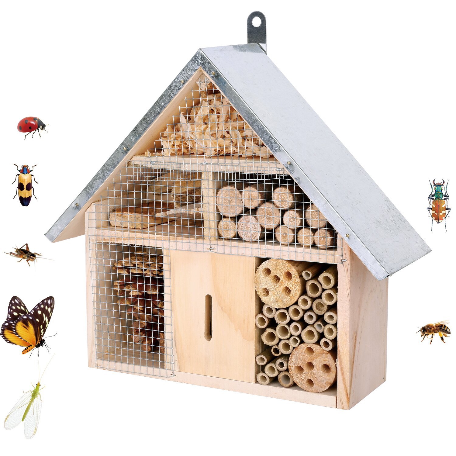 Garden Wooden Insect House Bee - Insect Hotel Wood ulasan dan harga