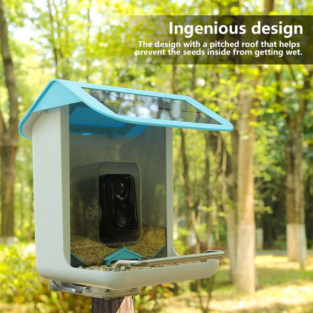 Outdoor Wildlife Wifi Camera C - Smart Bird Feeder Camera ulasan dan harga