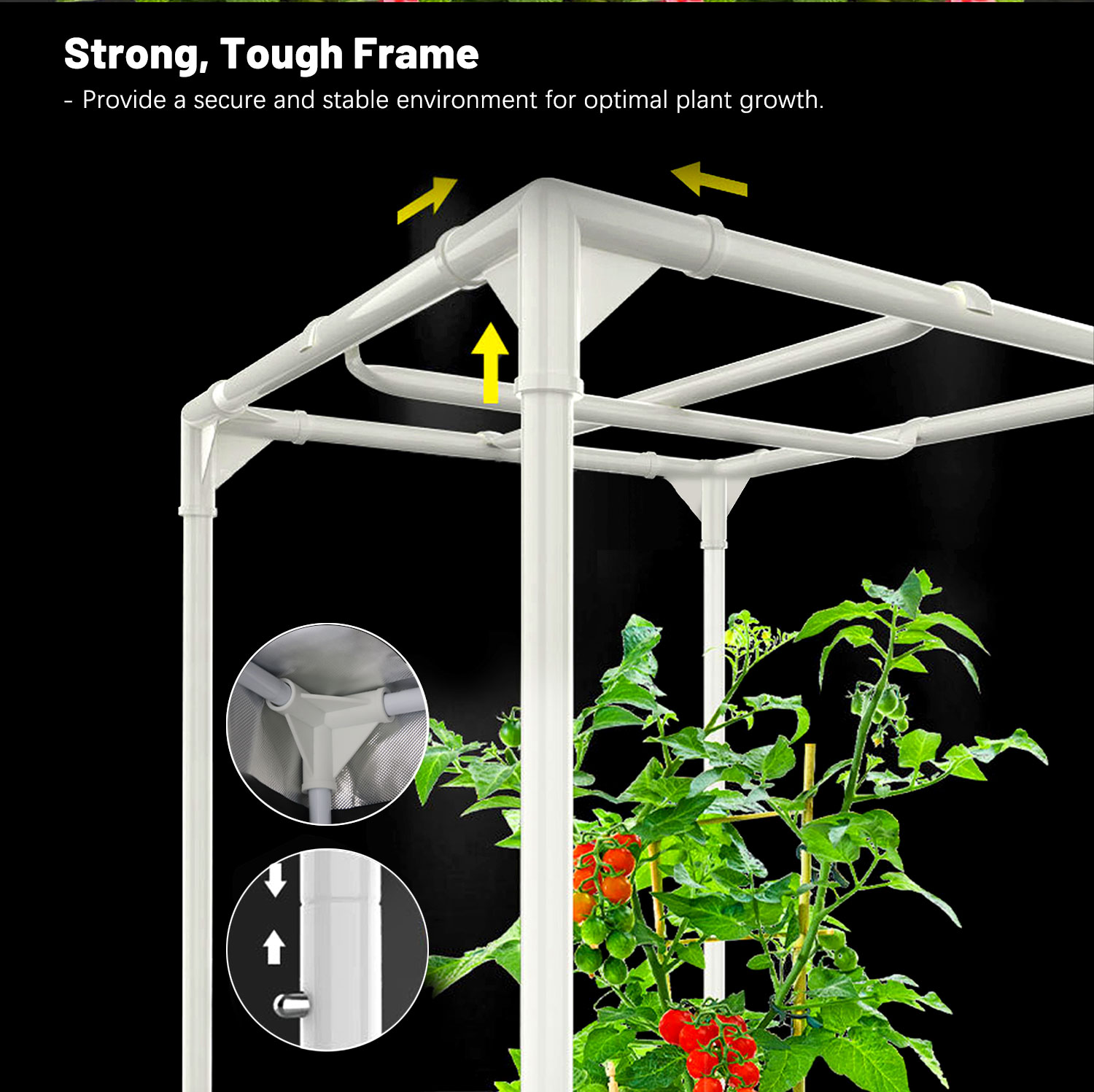 Factory Customized 600d Mylar  - Grow Tent Complete Kit ulasan dan harga
