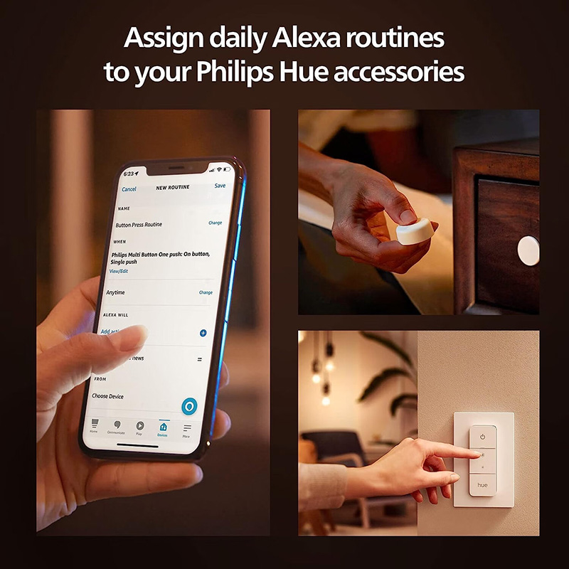Philips Hue Smart Dimmer Switc - Philips Light Hue Color ulasan dan harga