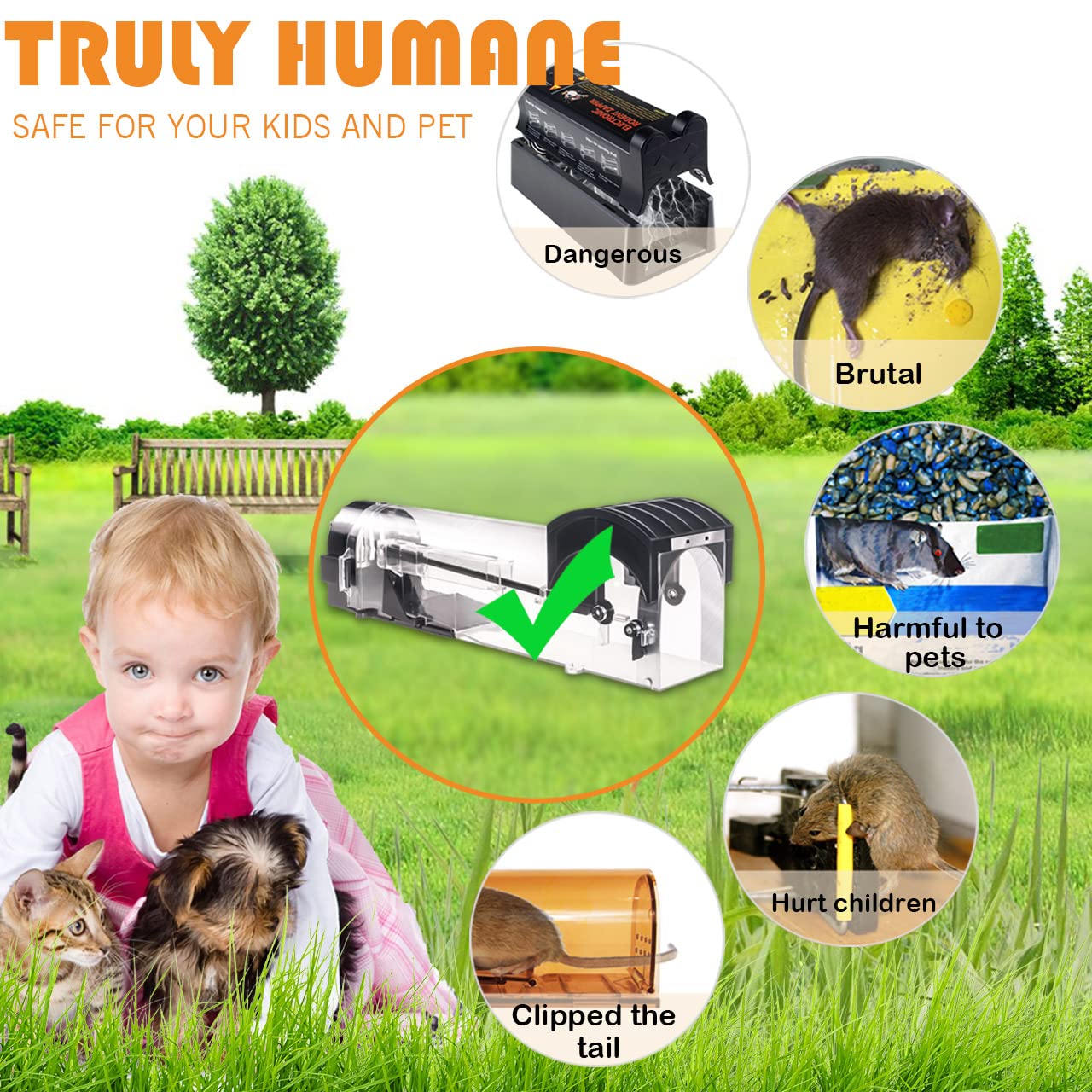 Safe Firm Humane Reusable Plas - Smart Garden Outdoor ulasan dan harga