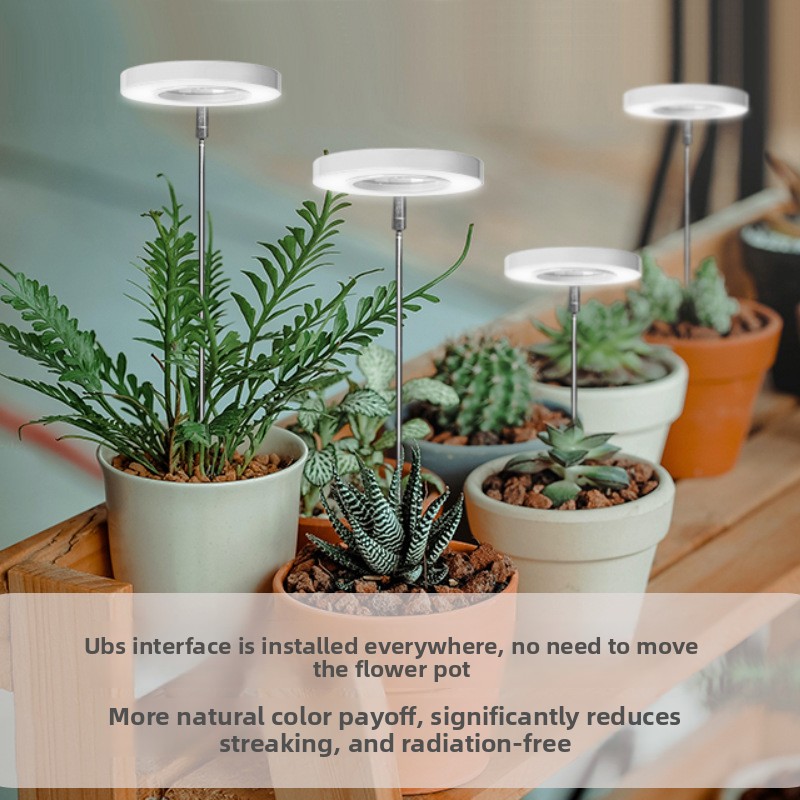 Timing Dimmable Angel Ring LED - Plant Grow Light Full Spectrum ulasan dan harga
