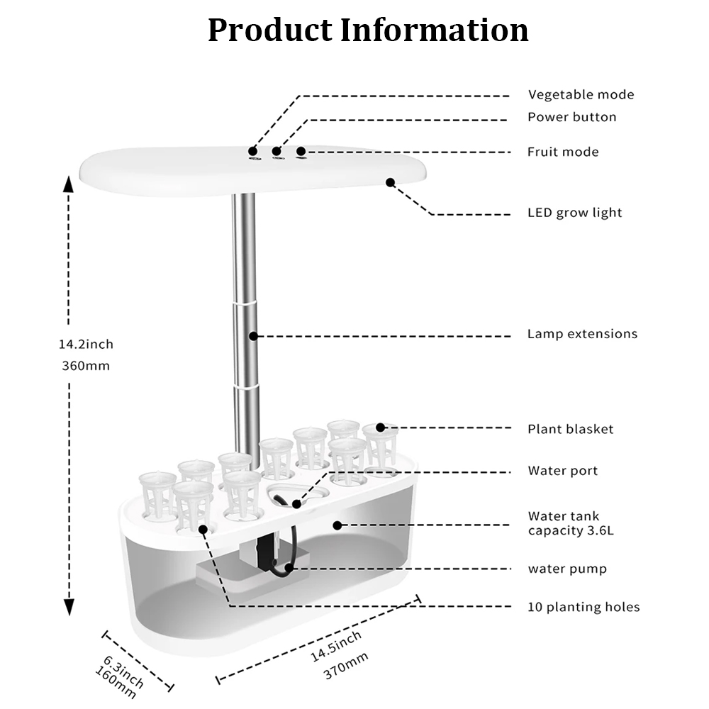 Touch Control Smart 10 Pods Ga - Smart Pod Garden ulasan dan harga