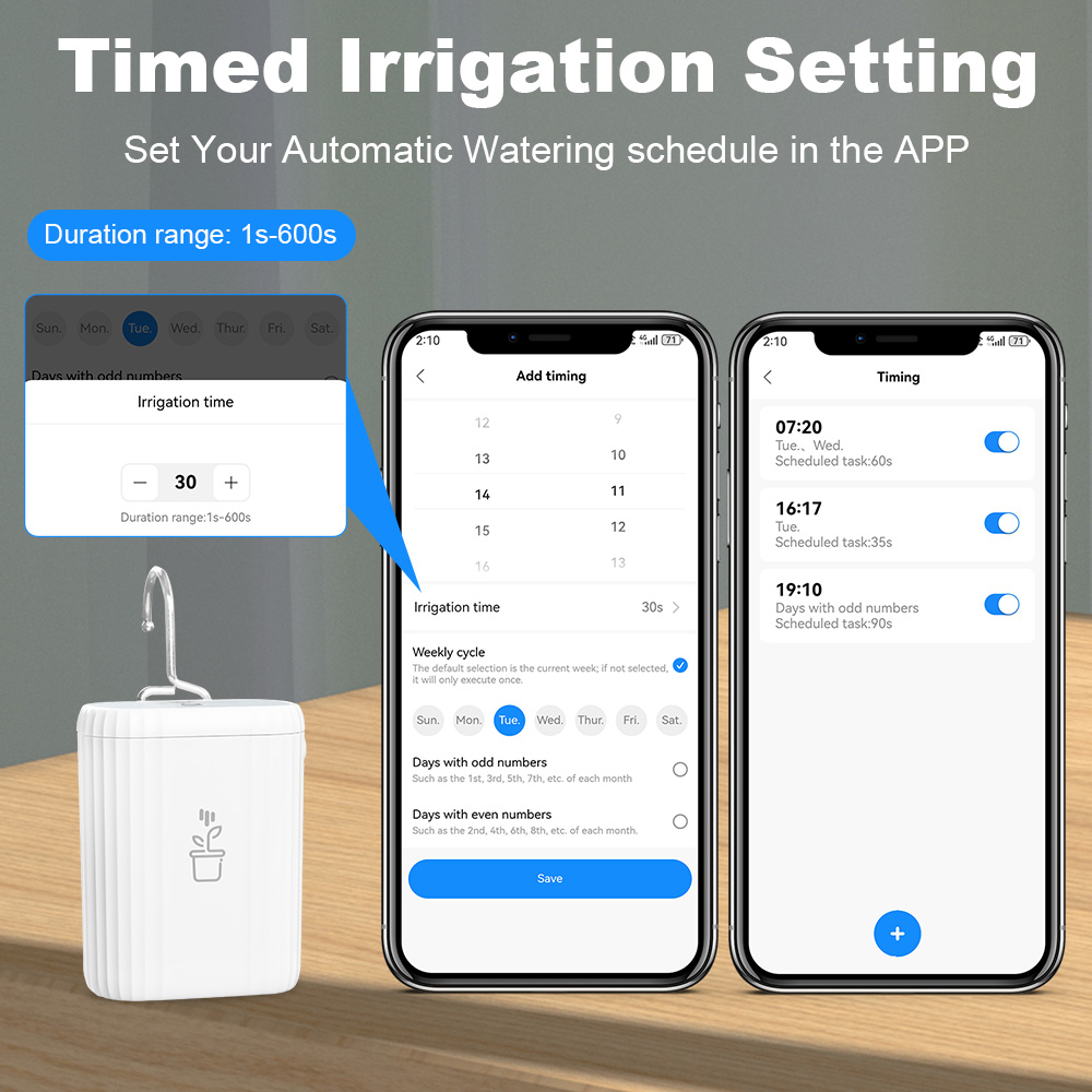 MANHOT WiFi Smart Watering Pum - Smart Garden At Home ulasan dan harga