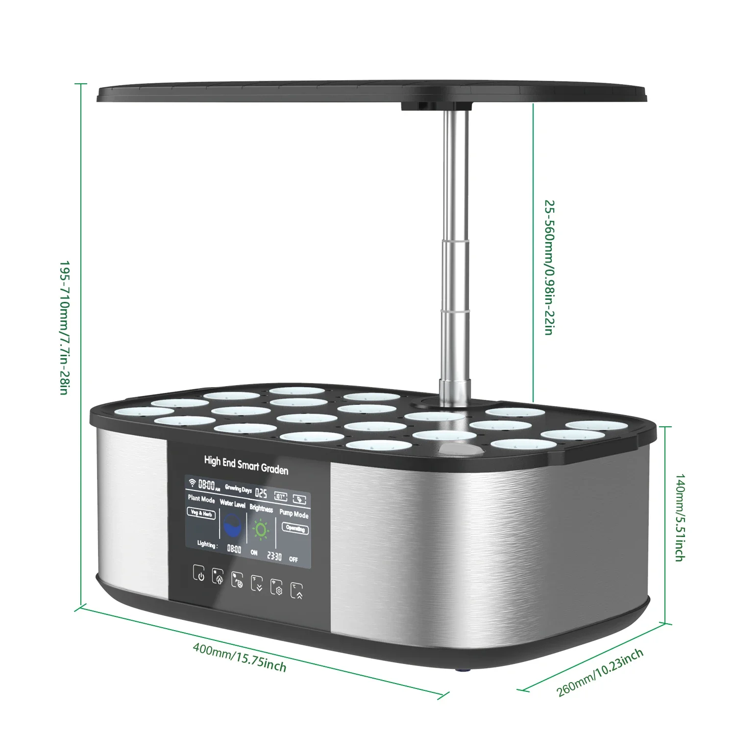Growing System Kit,21 Pods Her - Smart Pod Garden ulasan dan harga
