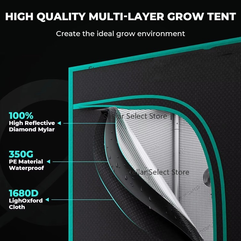 Large Indoor Greenhouse Kit Co - Grow Tent Complete Kit ulasan dan harga