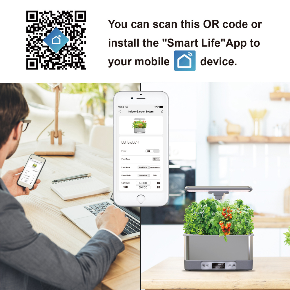 Tuya WiFi Indoor Garden Hydopo - Smart Pod Garden ulasan dan harga