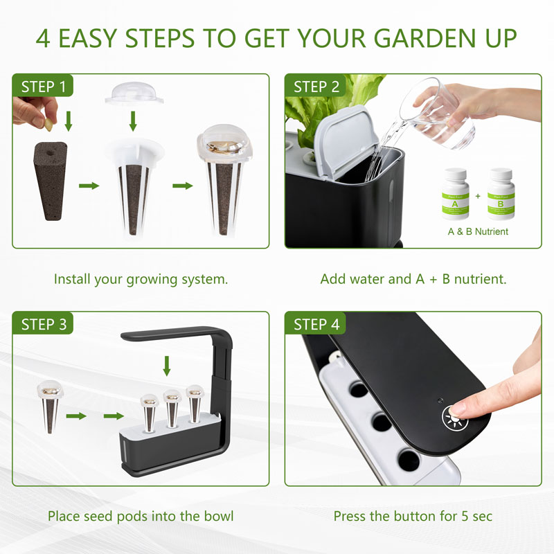 Smart Hydroponic Growing Syste - Smart Pod Garden ulasan dan harga