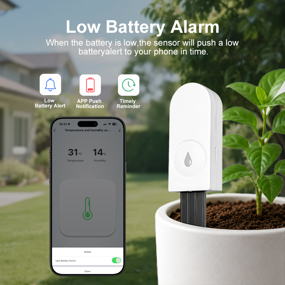 Zigbee 3.0 Soil Moisture Senso - Smart Garden Outdoor ulasan dan harga