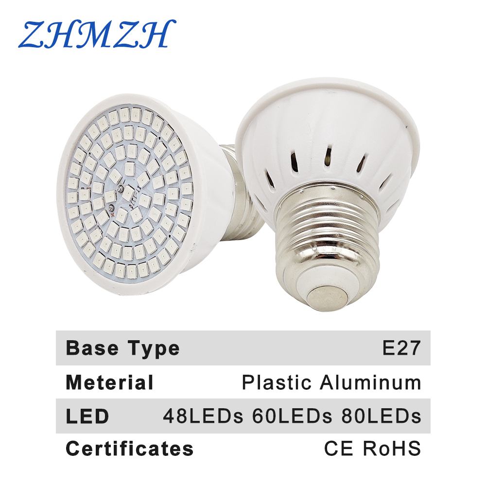 E27 LED Plant Growing Lamp Bul - Plant Grow Light Full Spectrum ulasan dan harga