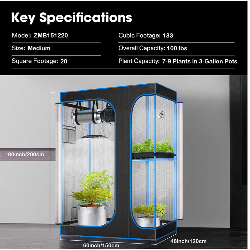 C3 Greenhouse Indoor Grow Tent - Grow Tent Complete Kit ulasan dan harga