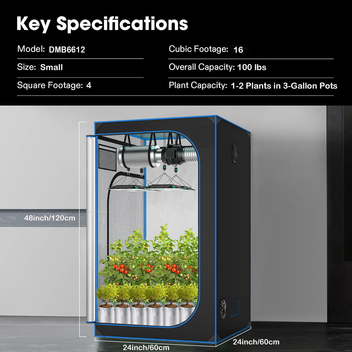 C3 Greenhouse Indoor Grow Tent - Grow Tent Complete Kit ulasan dan harga