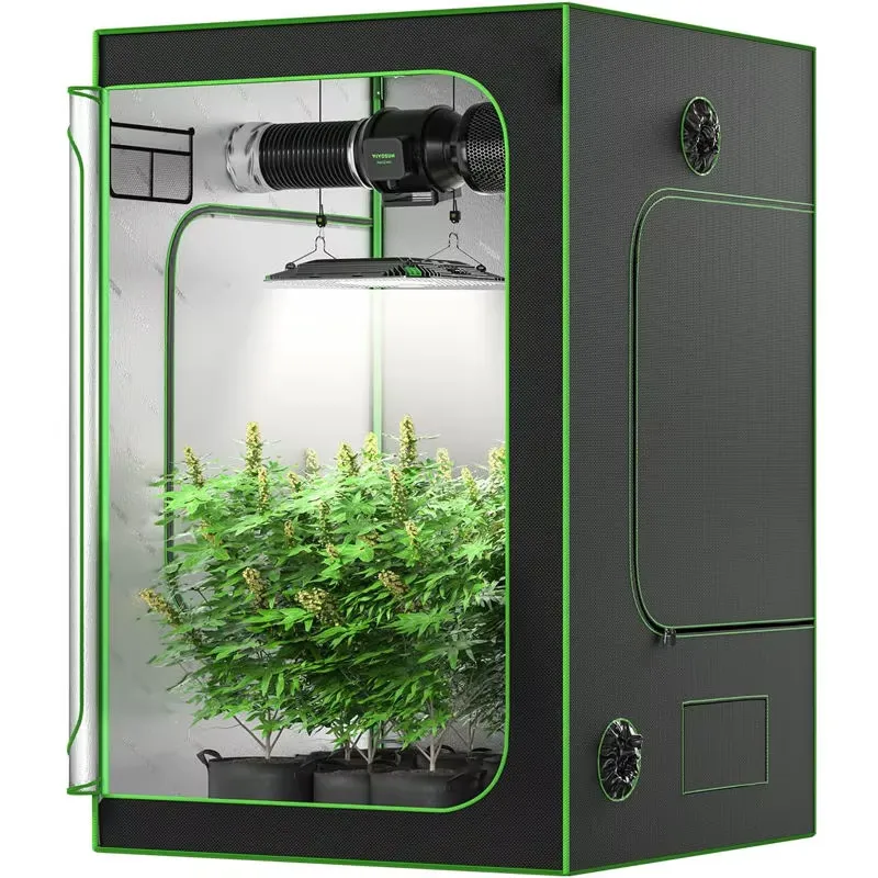 ROHE 100x100x200cm Hydroponic  - Grow Tent Complete Kit ulasan dan harga