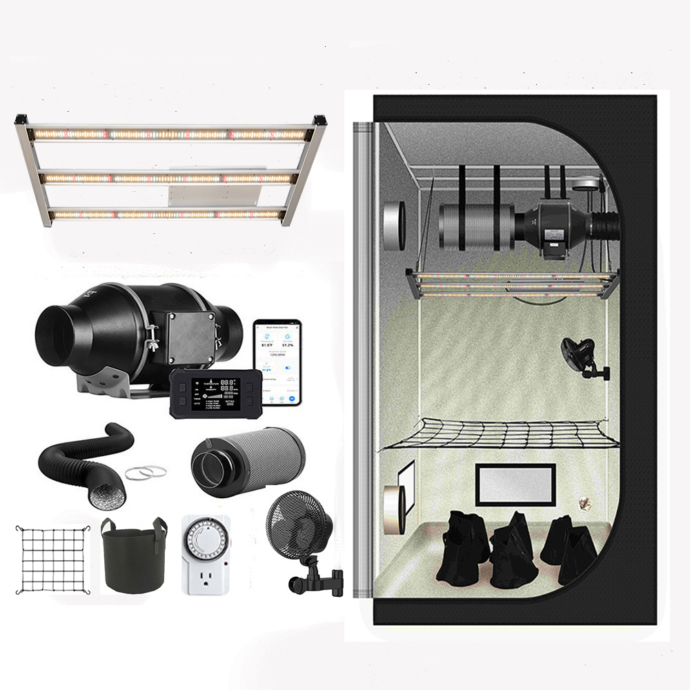 2024 New 120x60x180cm Growzelt - Grow Tent Complete Kit ulasan dan harga