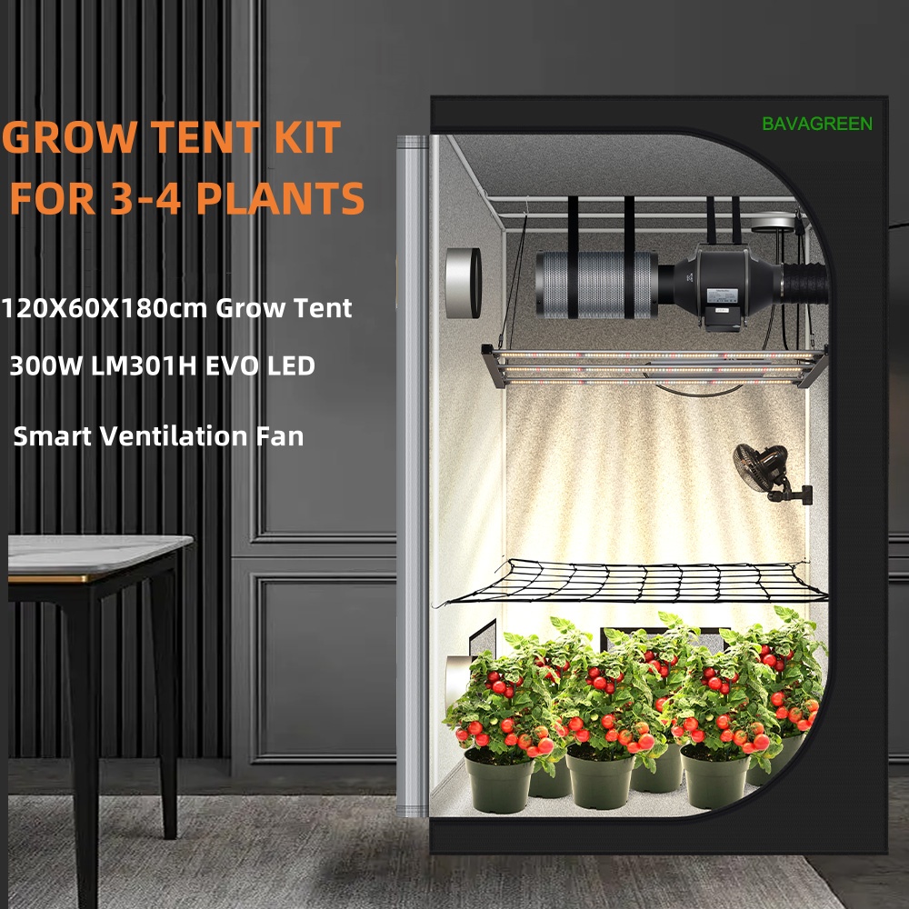 2024 New 120x60x180cm Growzelt - Grow Tent Complete Kit ulasan dan harga
