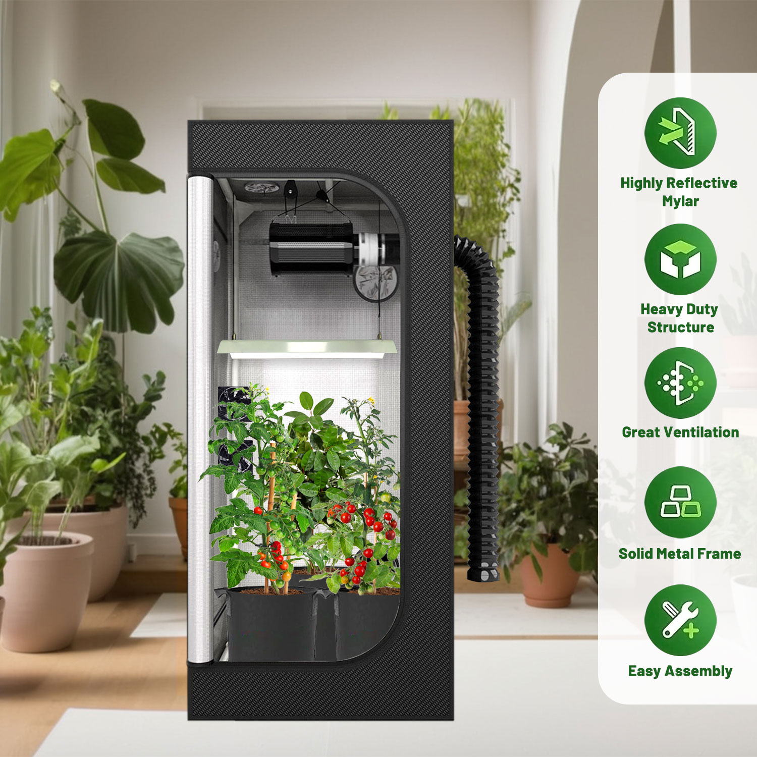4x4 Grow Tent Complete Kit LED - Grow Tent Complete Kit ulasan dan harga