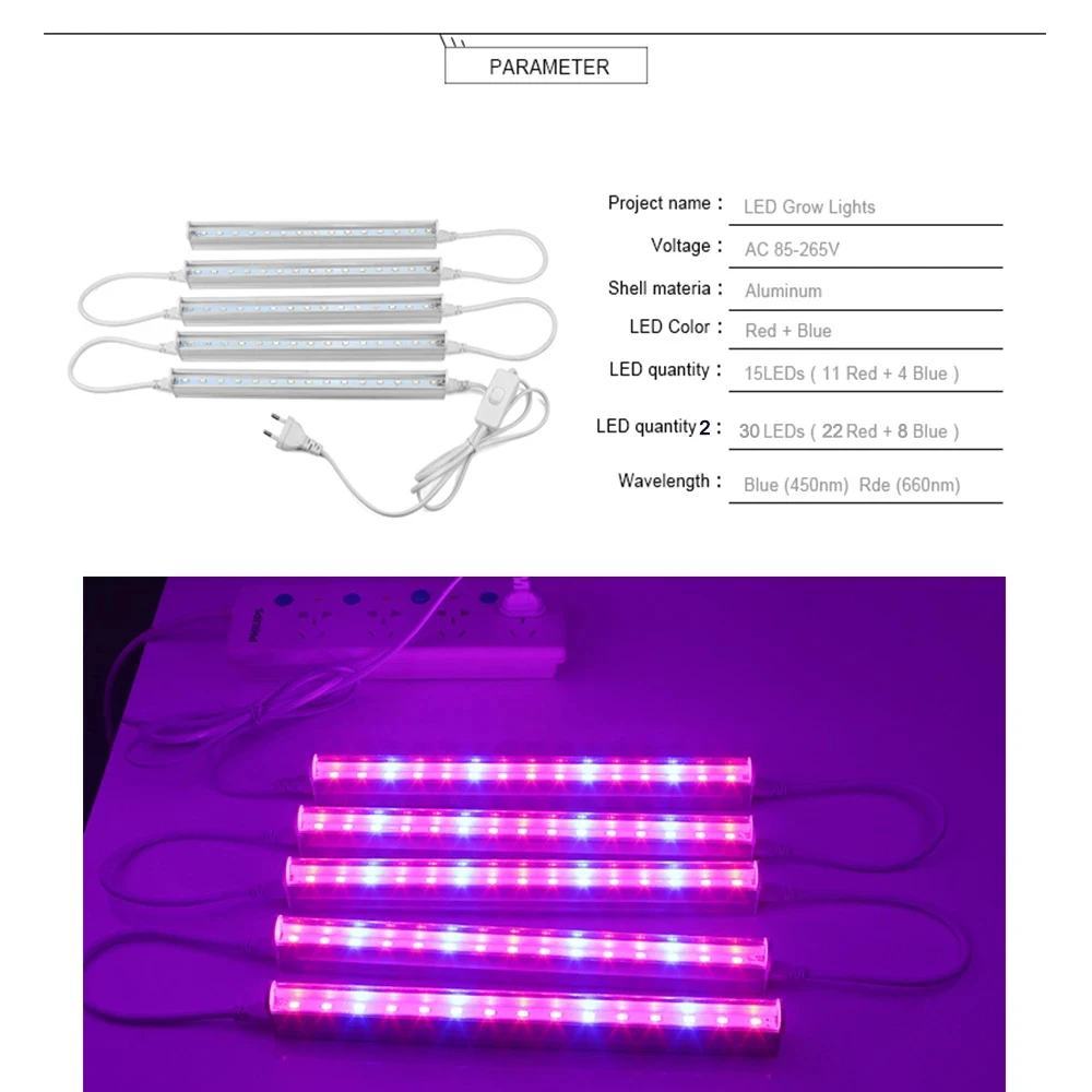 12 Inch LED Plant Grow Light S - Plant Grow Light Full Spectrum ulasan dan harga