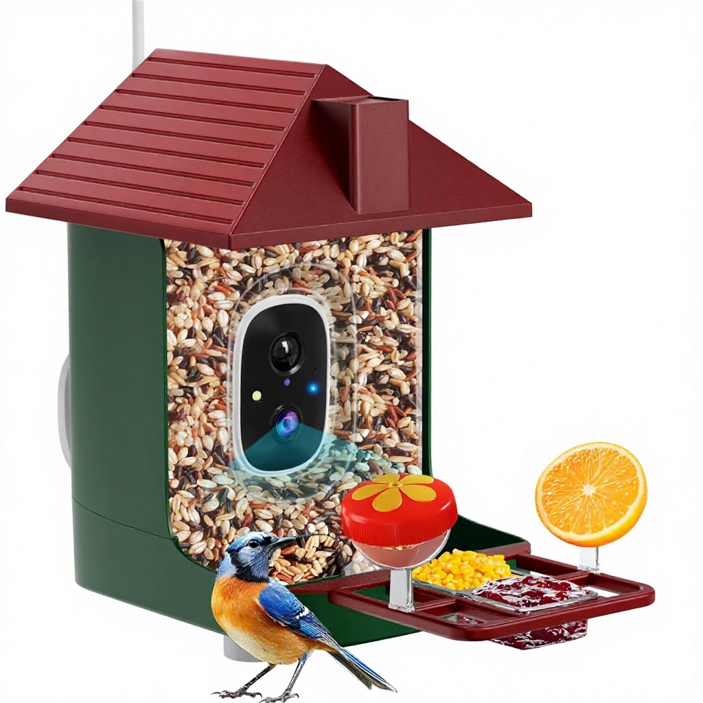 Smart Bird Feeder Camera 5200m - Smart Bird Feeder Camera ulasan dan harga