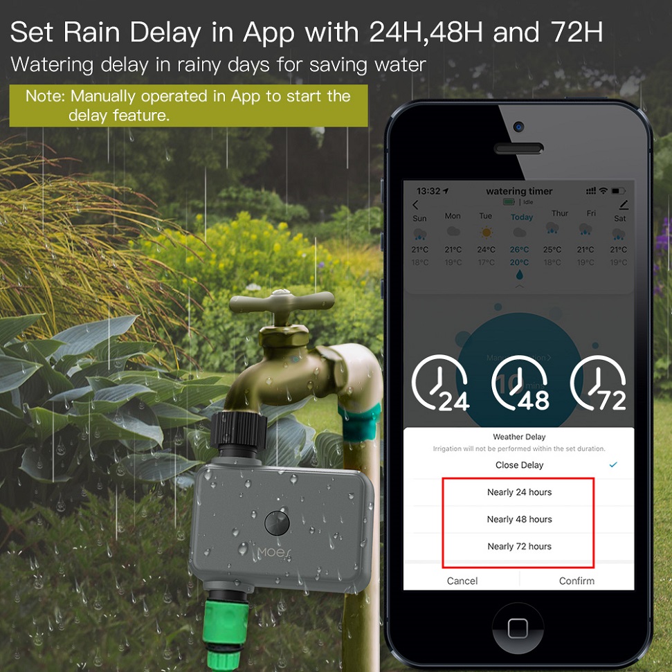 BLuetooth Valve Garden Waterin - Smart Garden At Home ulasan dan harga
