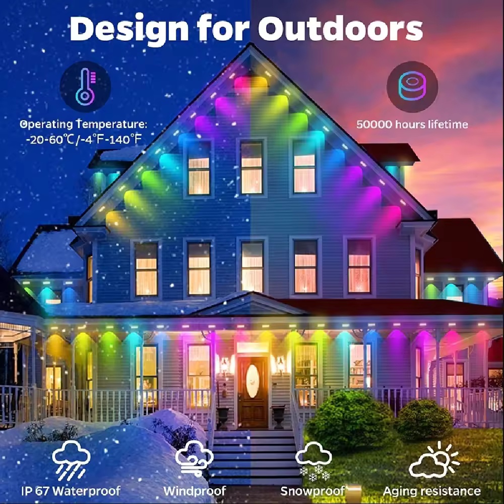 15M/30M/45M/60M/90M RGBIC Smar - Smart Garden Outdoor ulasan dan harga