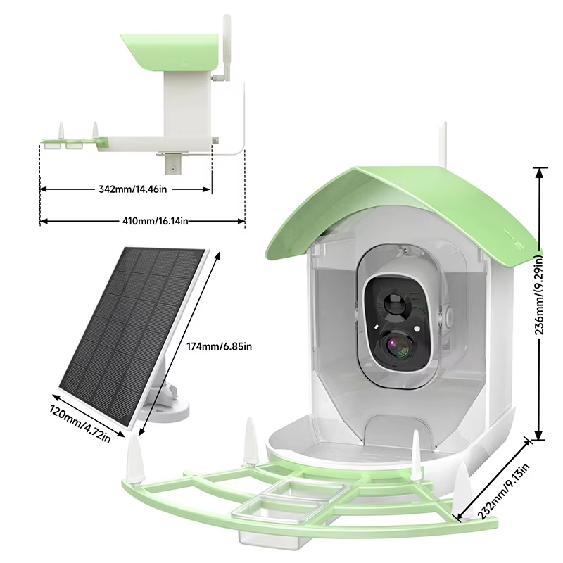 AI Bird Recognition Waterproof - Smart Bird Feeder Camera ulasan dan harga