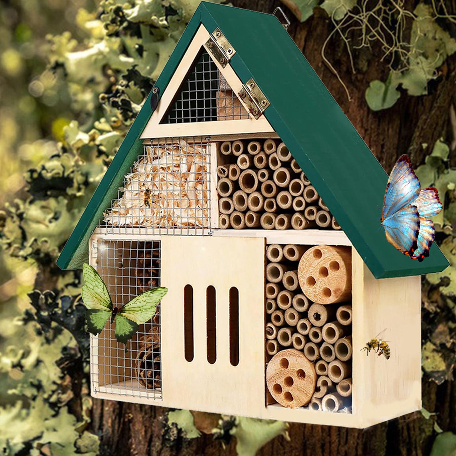 Outdoor Wooden Insect House Be - Insect Hotel Wood ulasan dan harga