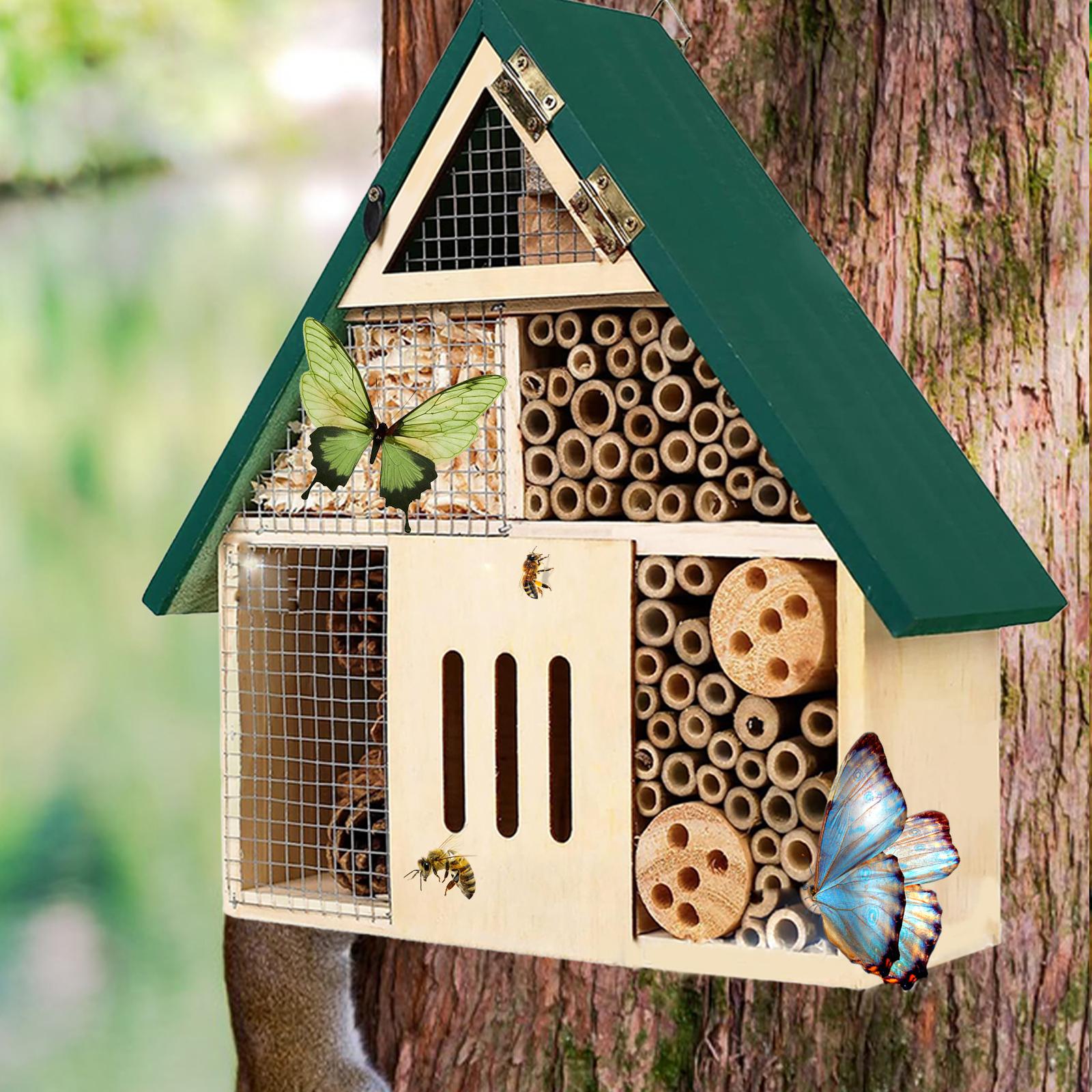 Outdoor Wooden Insect House Be - Insect Hotel Wood ulasan dan harga