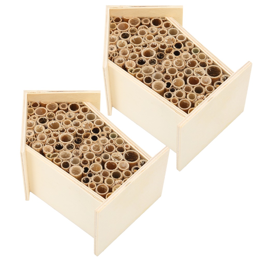 2 Pcs Wonderful Gift Wood Wood - Insect Hotel Wood ulasan dan harga