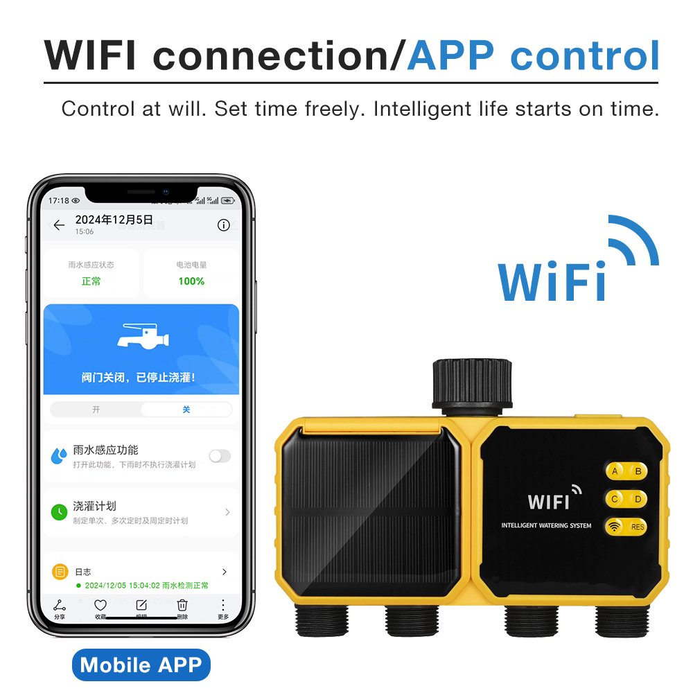 WiFi Solar Irrigation Timer 1/ - Smart Garden At Home ulasan dan harga