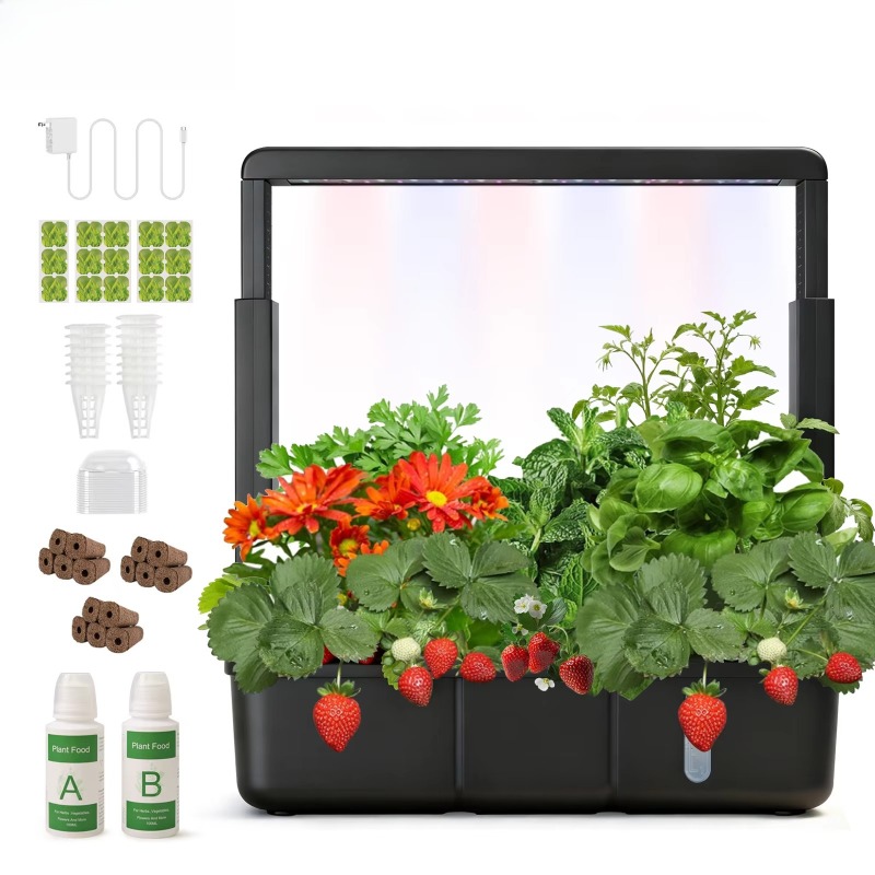 Indoor LED 15 Tube Hydroponics - Smart Garden At Home ulasan dan harga