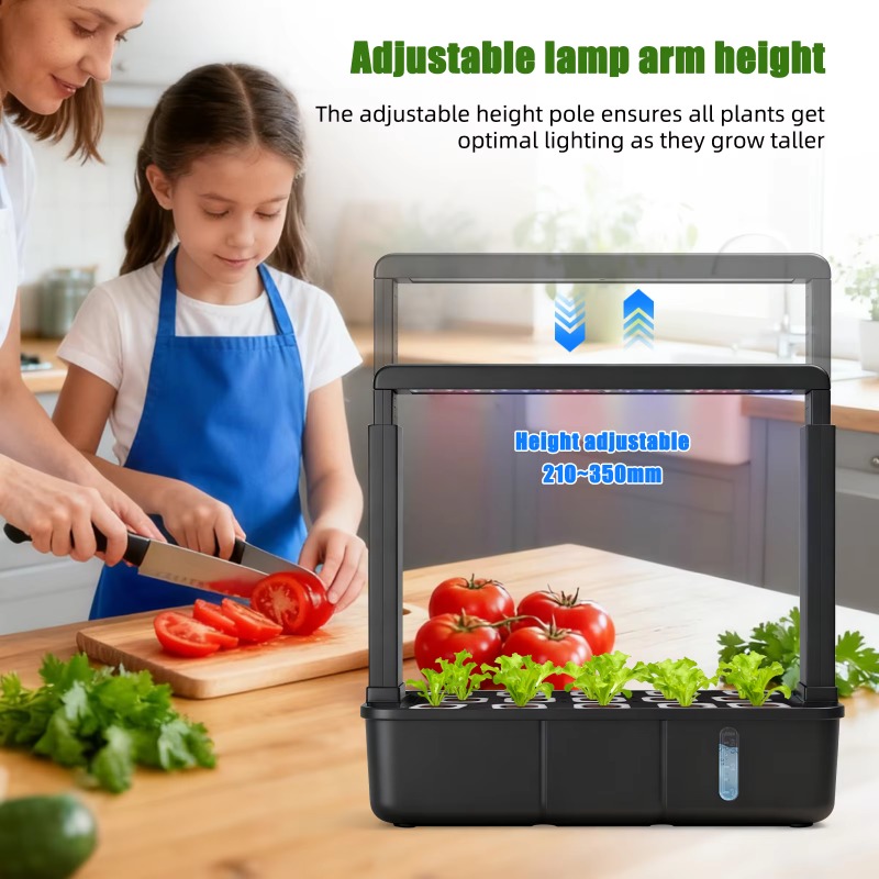 Indoor LED 15 Tube Hydroponics - Smart Garden At Home ulasan dan harga