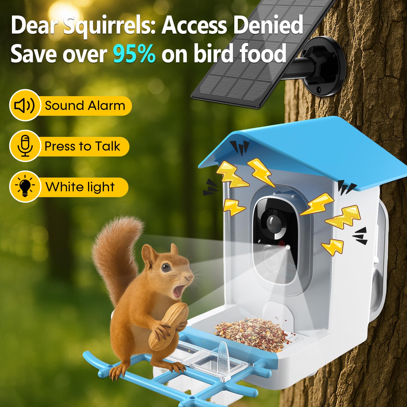 Smart Bird Feeder Camera 2K Li - Smart Bird Feeder Camera ulasan dan harga