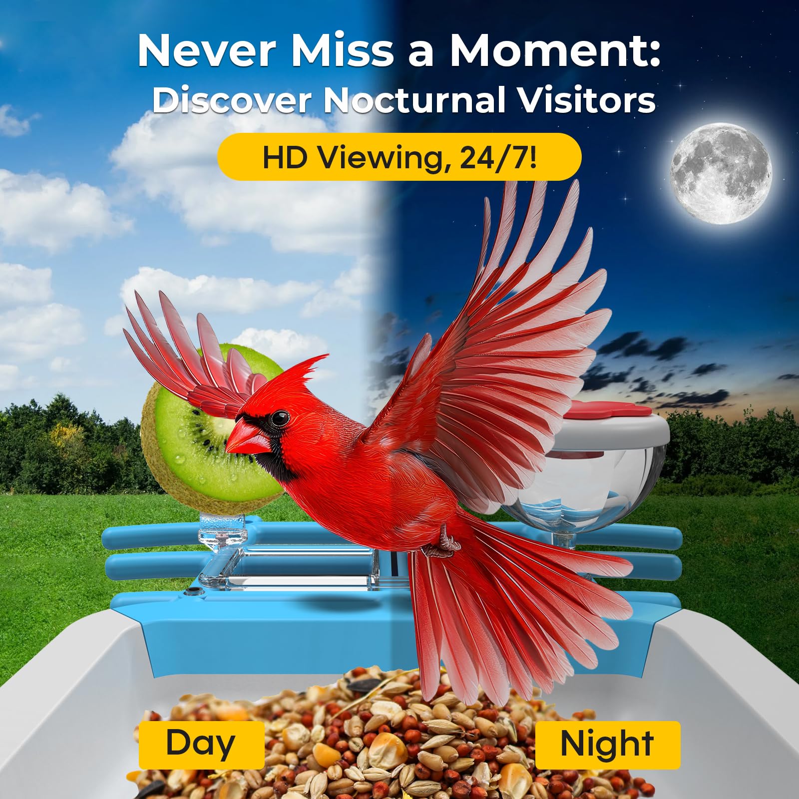 Smart Bird Feeder Camera 2K Li - Smart Bird Feeder Camera ulasan dan harga