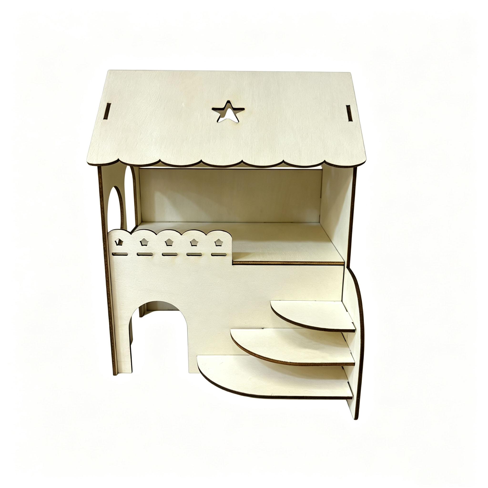 Hamster Two-Story Wooden House - Insect Hotel Wood ulasan dan harga