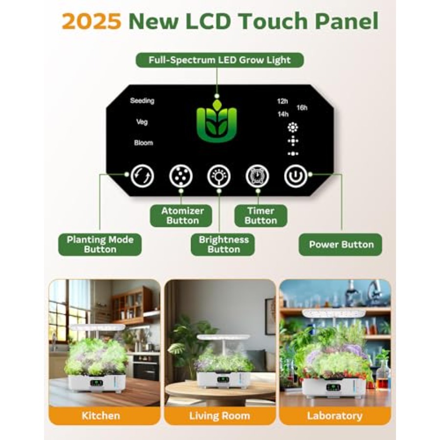 Indoor smart herb garden plant - Smart Pod Garden ulasan dan harga