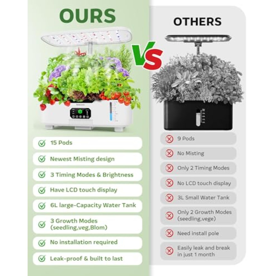 Indoor smart herb garden plant - Smart Pod Garden ulasan dan harga