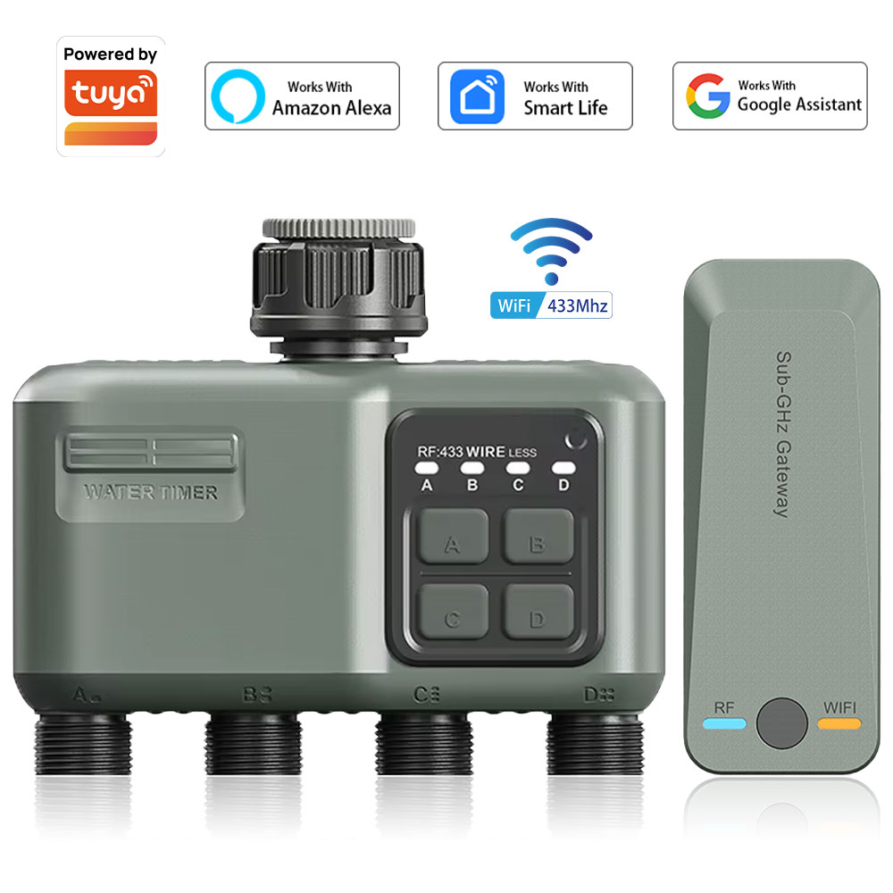 4 Outlet Programmable Water Ti - Smart Garden Outdoor ulasan dan harga