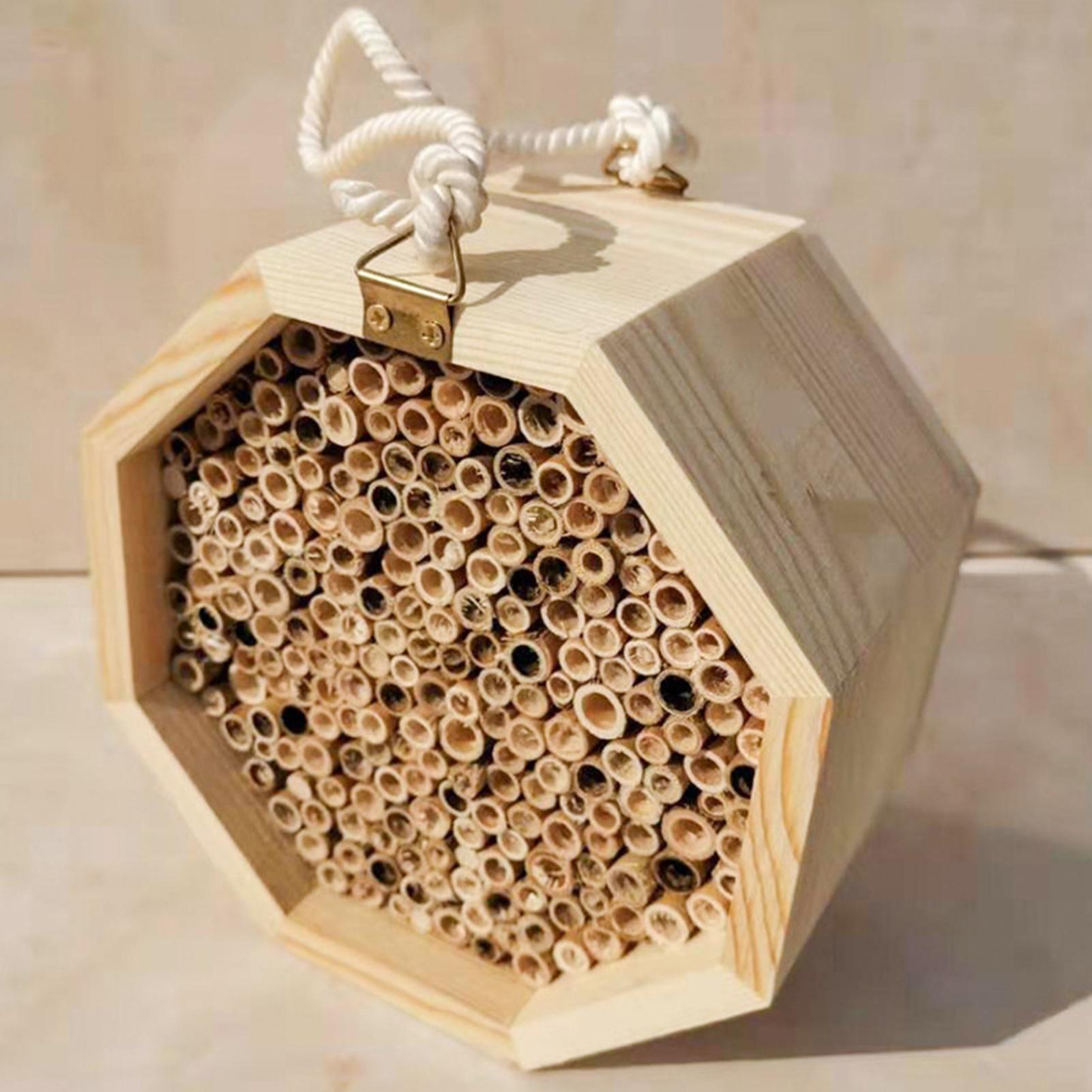 Wooden Insect Bee House Wood B - Insect Hotel Wood ulasan dan harga