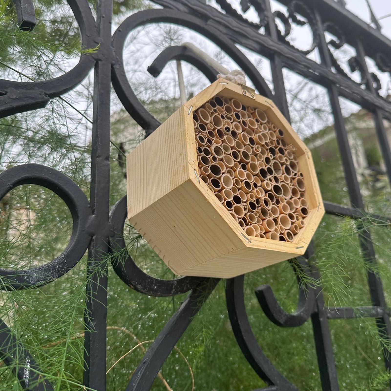 Wooden Insect Bee House Wood B - Insect Hotel Wood ulasan dan harga