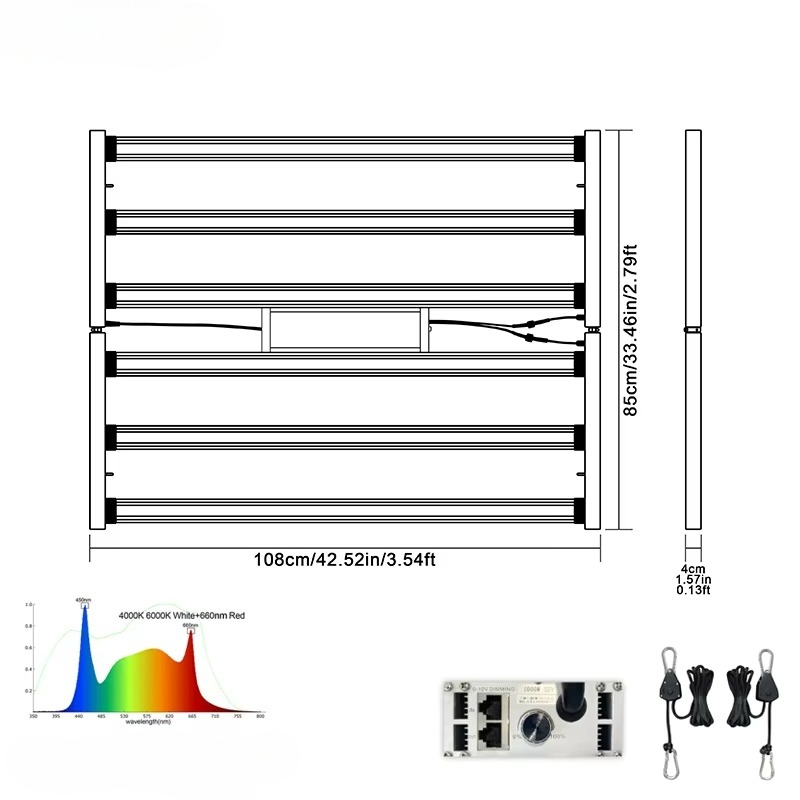 High Power Commercial LED Grow - Plant Grow Light Full Spectrum ulasan dan harga