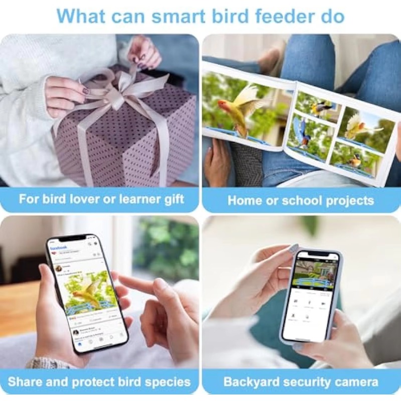 Smart Bird Feeder With Camera  - Smart Bird Feeder Camera ulasan dan harga