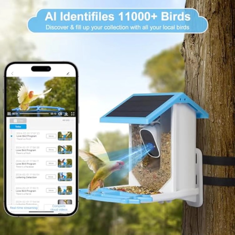 Smart Bird Feeder With Camera  - Smart Bird Feeder Camera ulasan dan harga