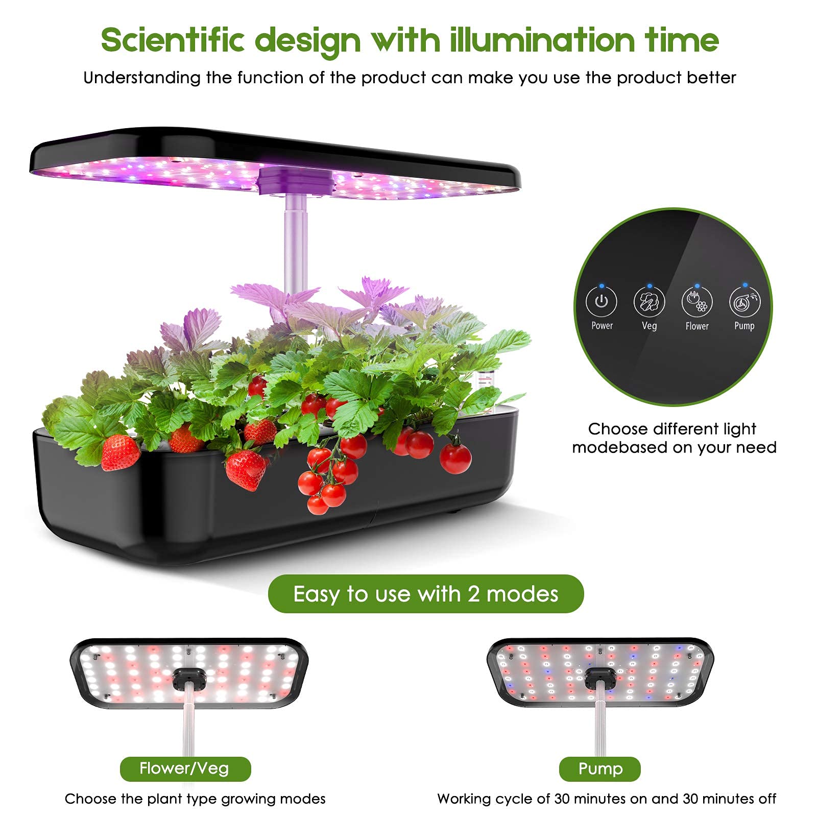Hydroponics Growing System 12  - Smart Pod Garden ulasan dan harga