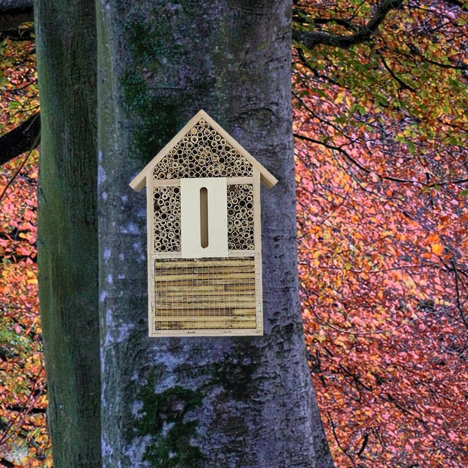 Bee House Ladybug Habitat Bee  - Insect Hotel Wood ulasan dan harga