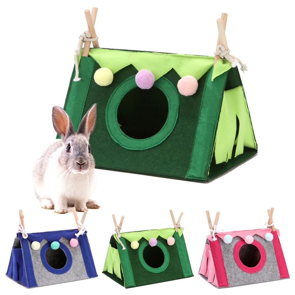 Felt Tent Hideout Cage Animal  - Insect Hotel Wood ulasan dan harga
